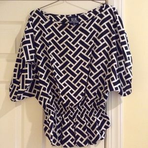 Geometric blouse